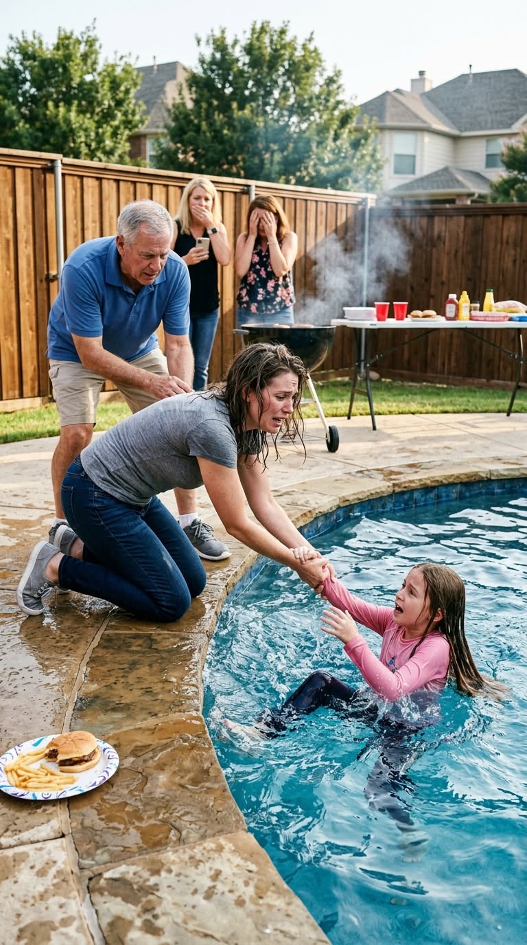 My Sister Shoved My Eight-Year-Old Into the Deep End—Then My Father Choked Me to Stop the Rescue