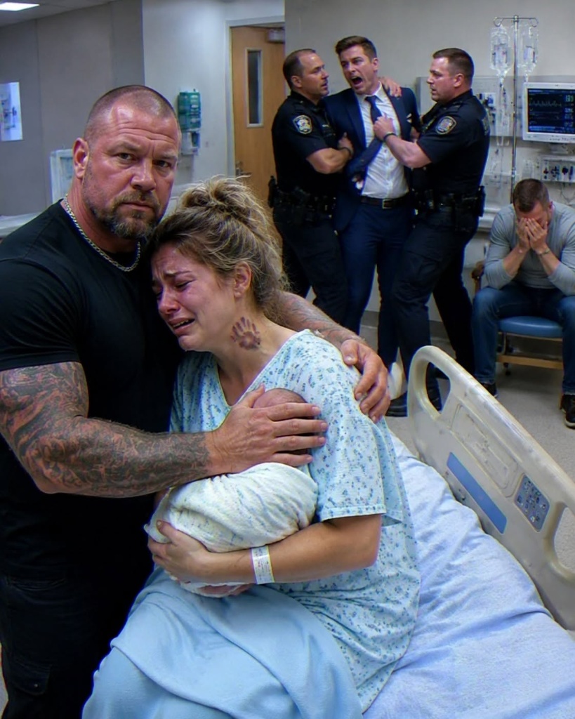 I was holding my newborn daughter when my husband’s uncle? No — my uncle, Ray, walked into the hospital room and saw the dark handprints around my throat.