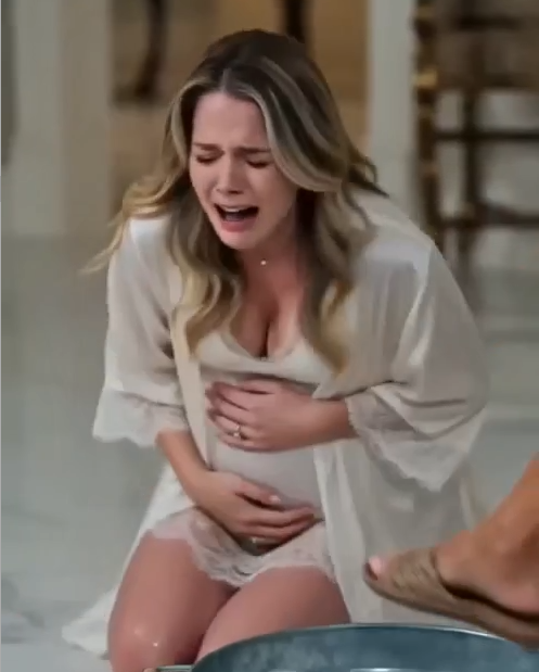 Margaret’s slippered foot slammed into the side of my eight-month pregnant belly.