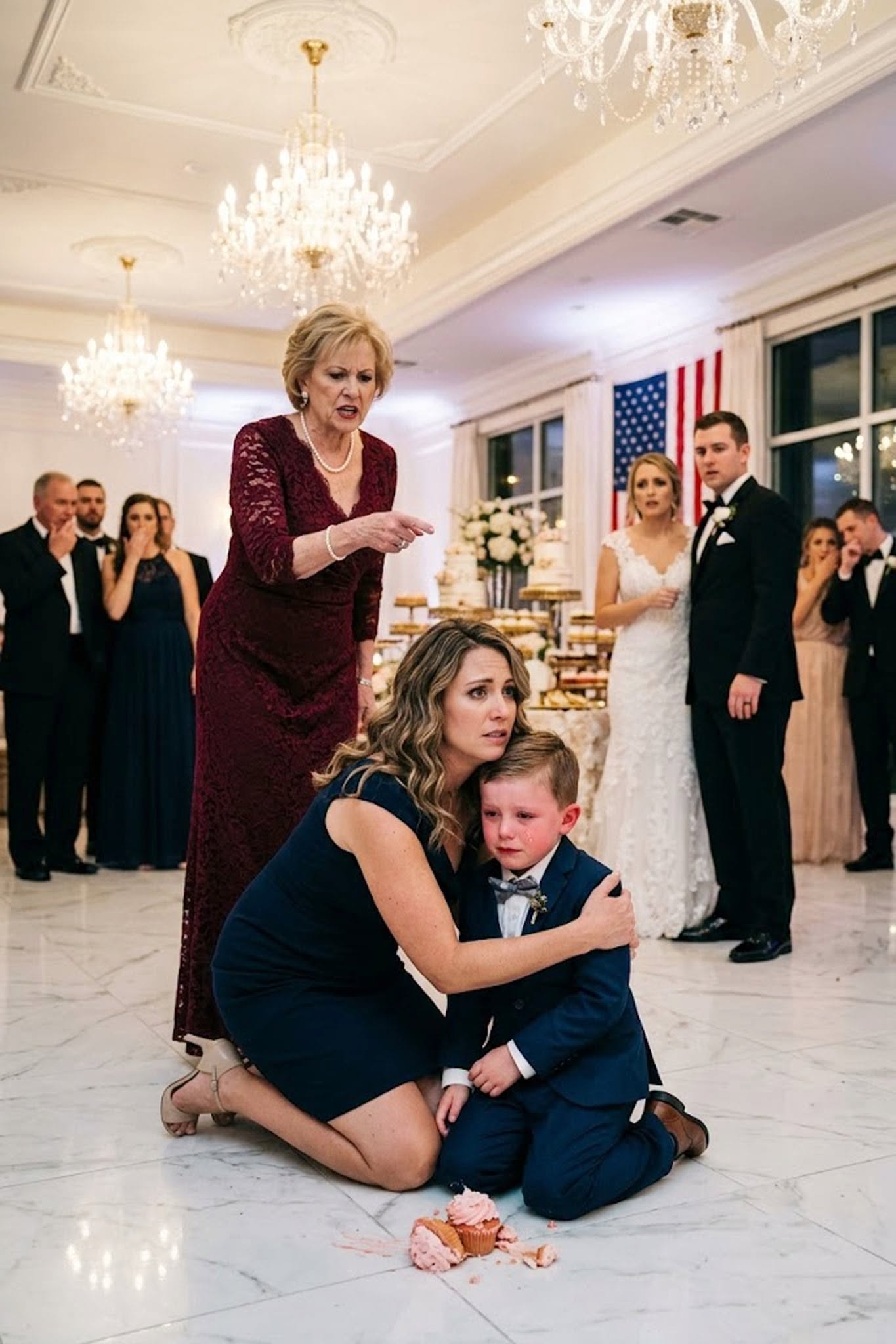 Grandma Slapped a Hungry 5-Year-Old Over One Cupcake—Then His Innocent Question Exposed Who Really Paid for the Wedding