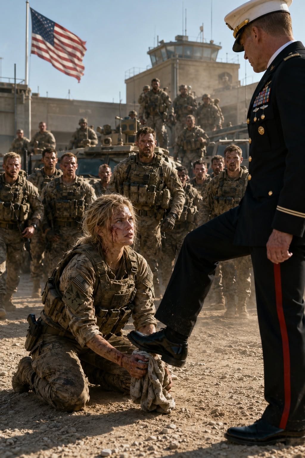 A Major Forced a Mud-Covered Woman to Shine His Boots—Then 100 Marine Raiders Saw Who She Really Was
