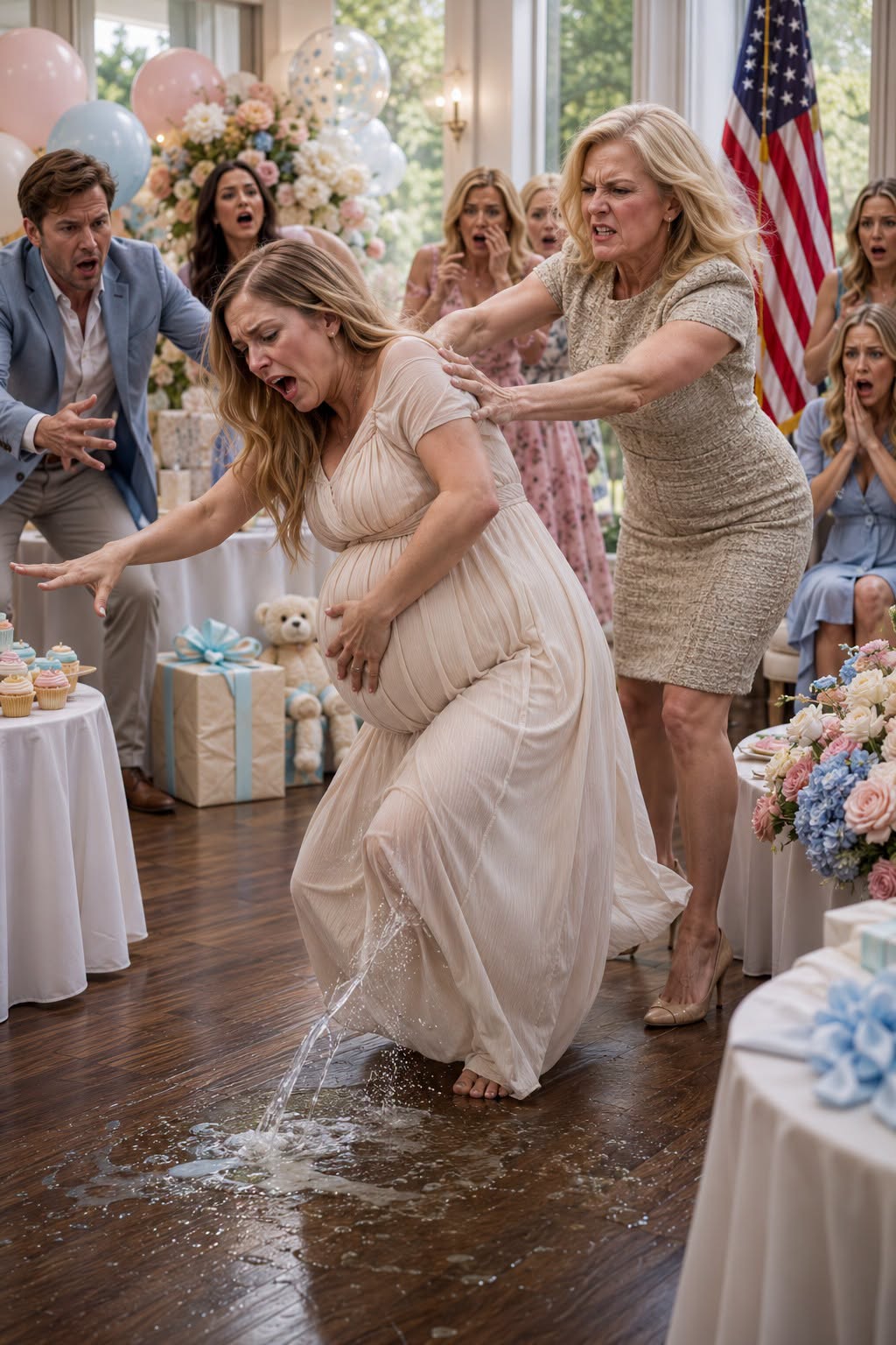 At Her Baby Shower, Her Mother Pushed Her Into Premature Labor—Then the Secret Payment Exposed the Family Betrayal