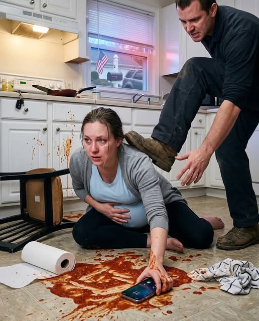 He Kicked His Pregnant Wife—Then Her Call Connected.