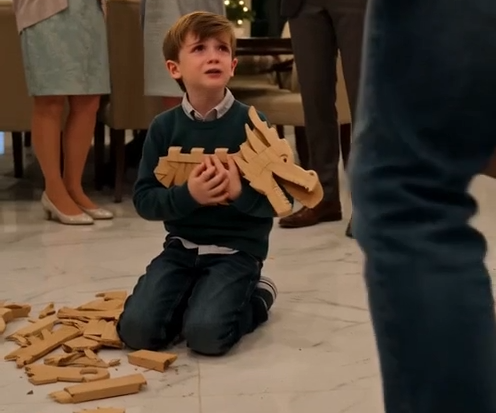 Evan raised Leo’s wooden castle tower above his head and smashed it against the marble floor.