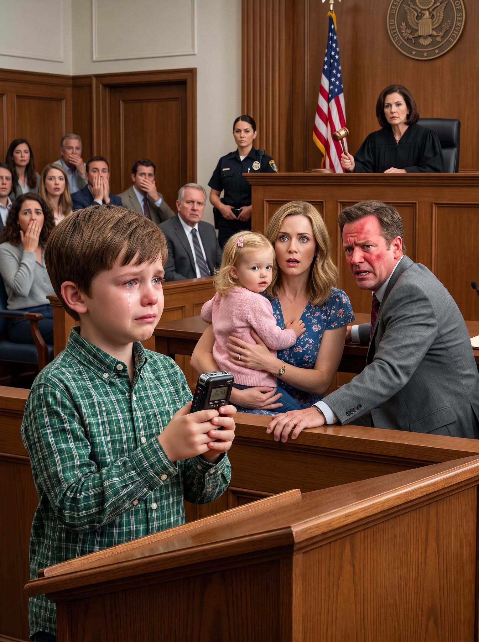 The Judge Asked Which Parent Felt Safe—Then a Nine-Year-Old Played the Recording That Exposed His Father