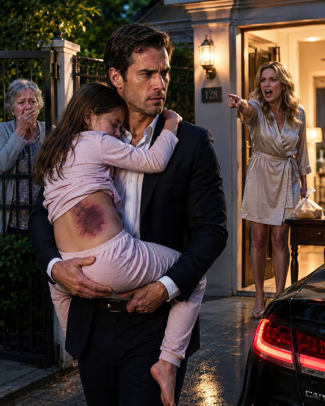 He Carried His Daughter Out—Then the Neighbor Raised Her Phone.