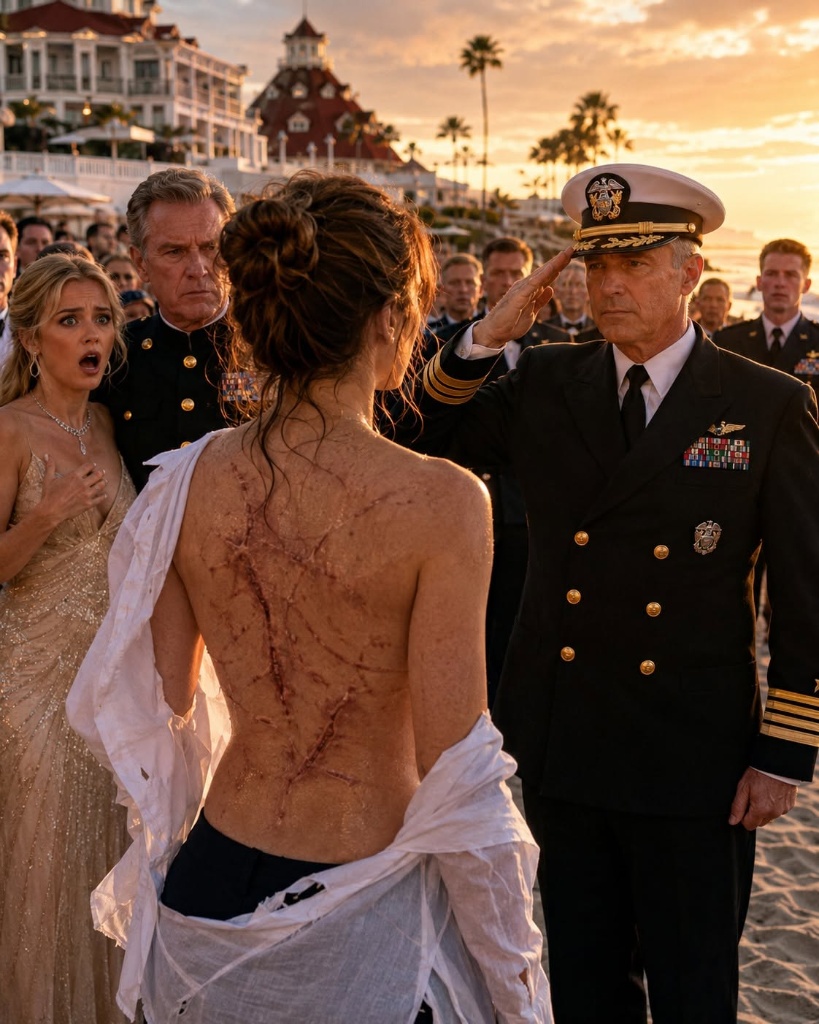 My sister ripped my shirt open on a luxury beach in front of a hundred Navy officers and laughed at the scars covering my back.