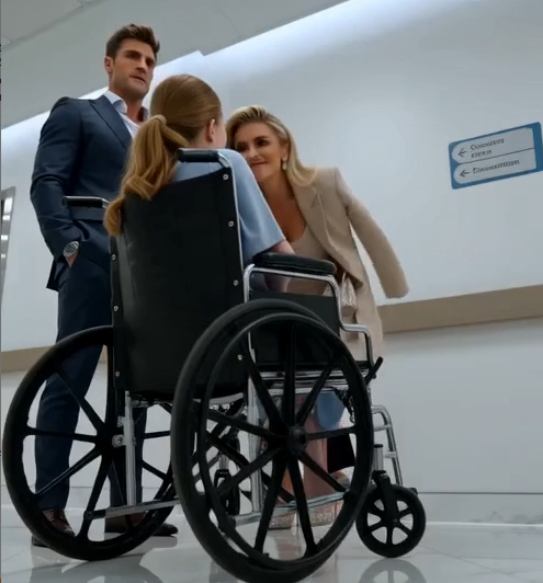 Vivian’s heel drove into my lower abdomen before I could turn the wheelchair away.