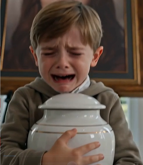 The urn shattered before I stepped through the doorway.