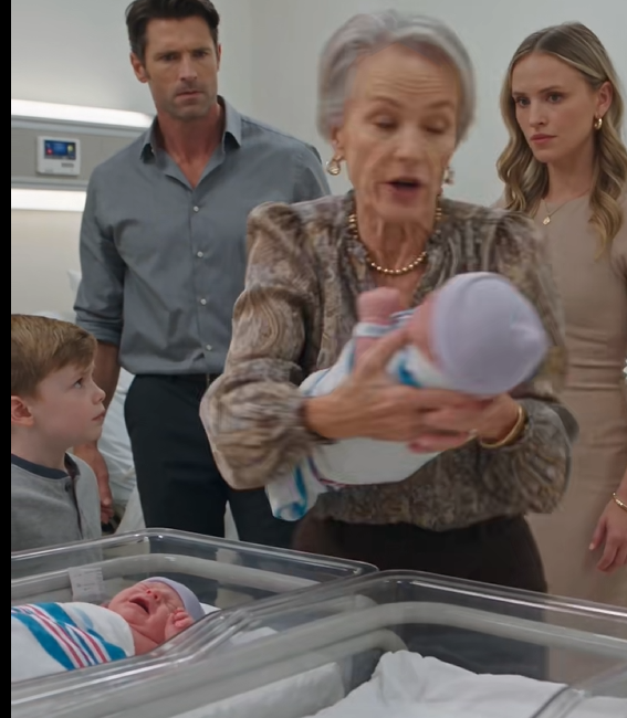 My mother-in-law abruptly lifted one of my newborn daughters from the bassinet and carried the crying baby toward my sister-in-law.