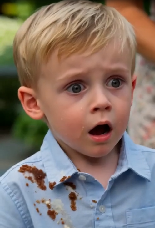 Madeline kicked the plate from Luke’s hands.