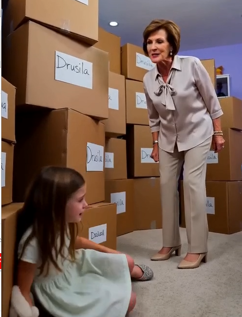 Drusilla slapped four-year-old Ysella so hard she fell beside the cardboard boxes filling her bedroom.