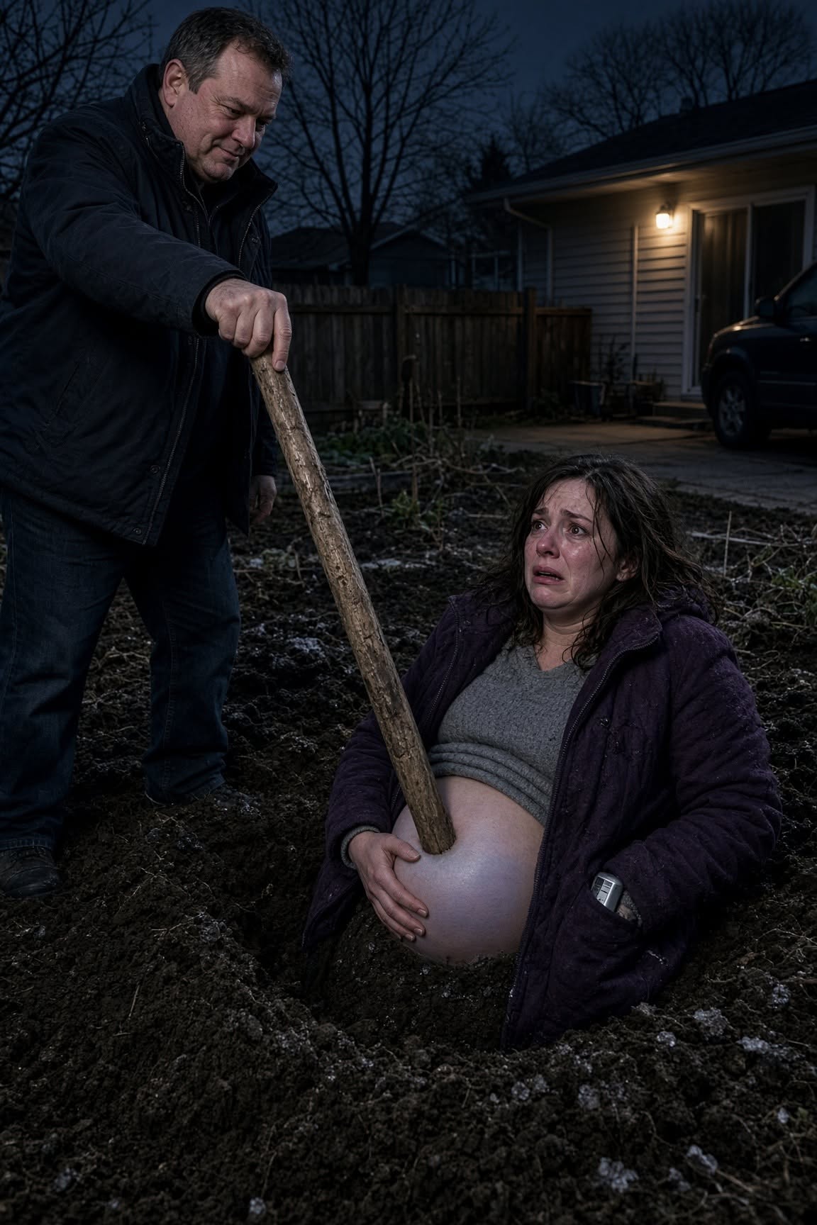 He Buried His Pregnant Wife—Then Someone Heard Everything.
