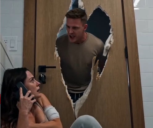 I was already bleeding on the bathroom floor when Derek hit the door again.