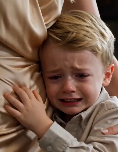 The Grandmother violently dumps Nash’s entire dinner plate directly into his lap.