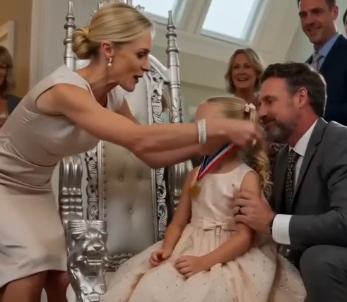 Melisande ripped Ivo’s medal from his neck, pushed him from the decorated chair, and placed it on her own daughter.