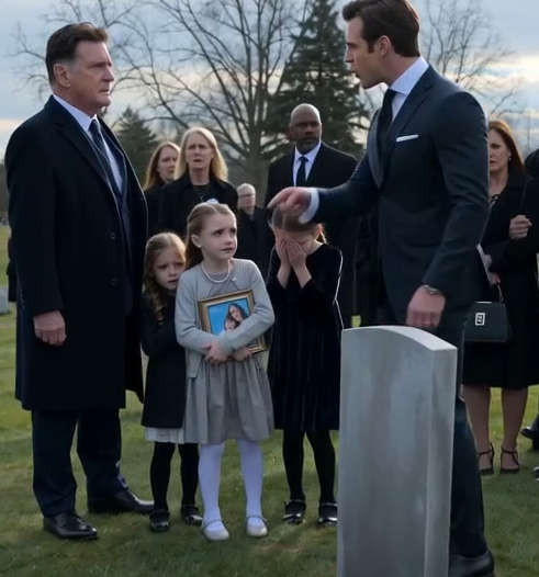 Arthur pointed at my sisters and me beside Mom’s fresh grave as though we were belongings he had already decided to discard.