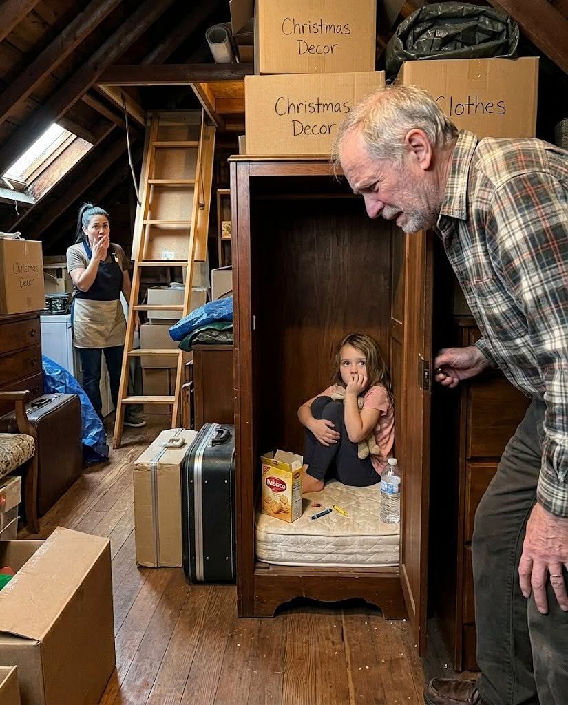 He Found a Little Girl Locked in His Attic—Then She Called His Son “Daddy.”