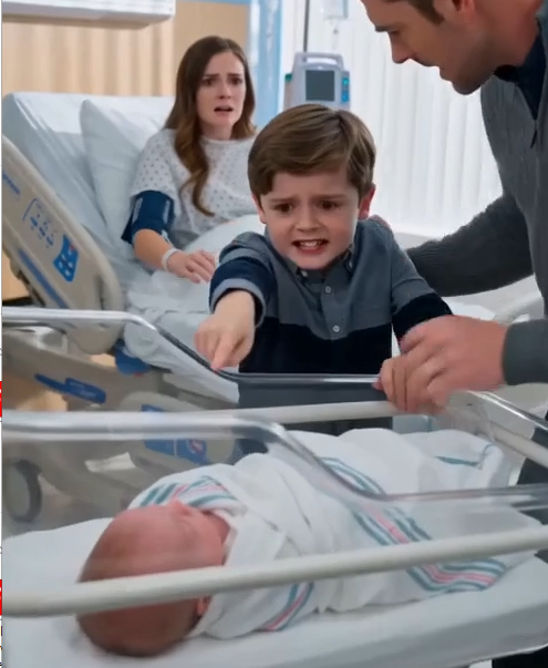 “That’s not your sister—Dad... swapped the babies!”