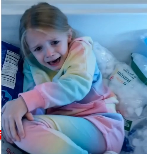 Darlene slammed the chest-freezer lid shut with Liora already curled safely inside.