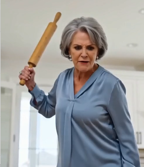 Margaret’s rolling pin was already raised over me when I hit the kitchen floor.