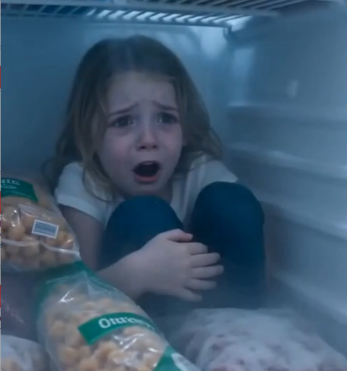 Lily’s scream came from behind the chained freezer.