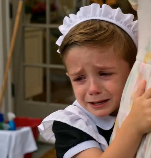 Lucienne yanked my four-year-old son from his chair, forced a heavy serving tray into his hands, and ordered, “Attend to your master first.”