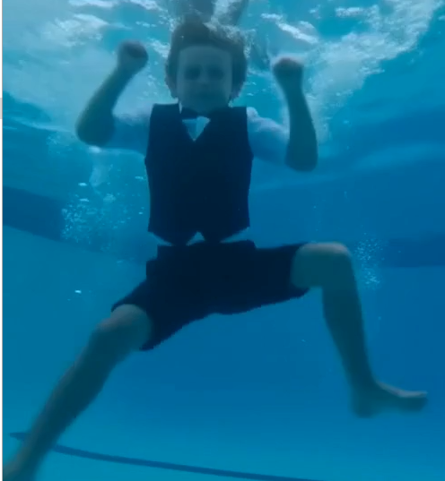 Vanessa slapped my autistic son across the face and shoved him backward into the swimming pool.