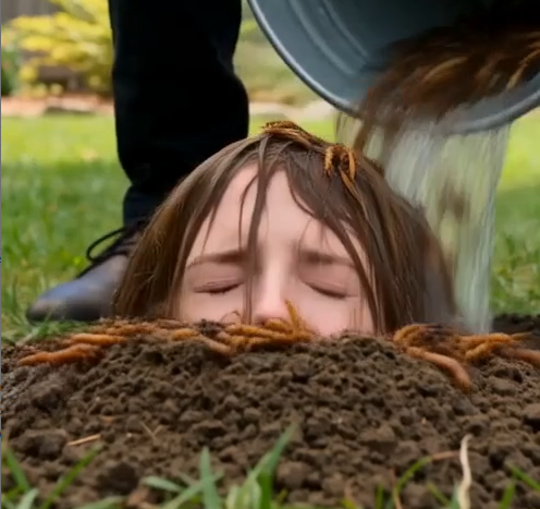 Trent poured cold water over my hair while insects crawled across my face.
