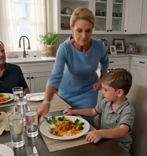 Lenora ripped Fletcher’s dinner plate away so violently that the fork spun across the table.