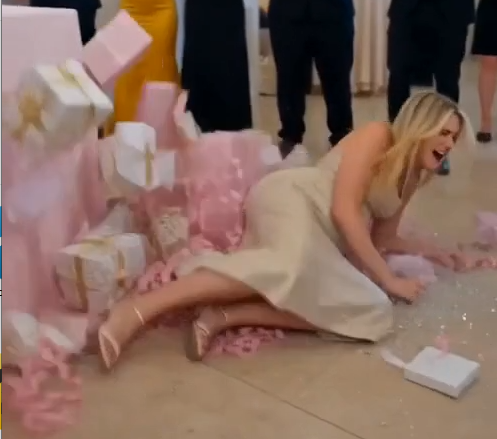 Grant walked into my baby shower with another pregnant woman on his arm.