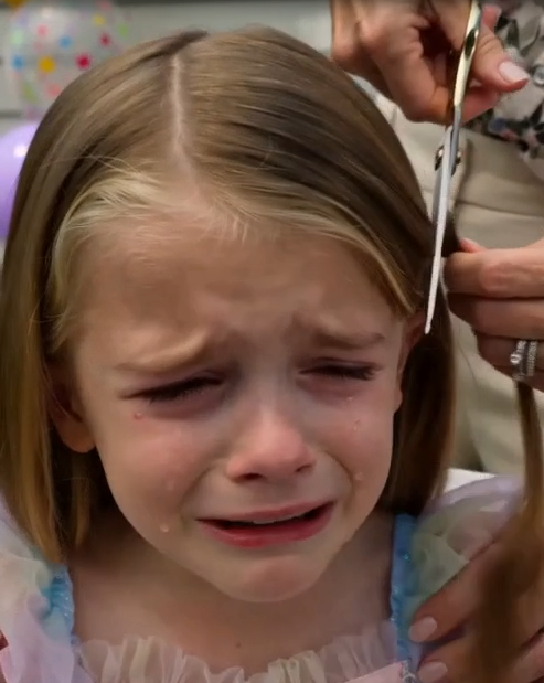 Grandmother had Grace pinned against the chair when Sabrina cut through my daughter’s braid.