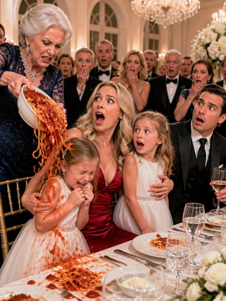 Patricia dumped the entire serving bowl over my five-year-old daughter.