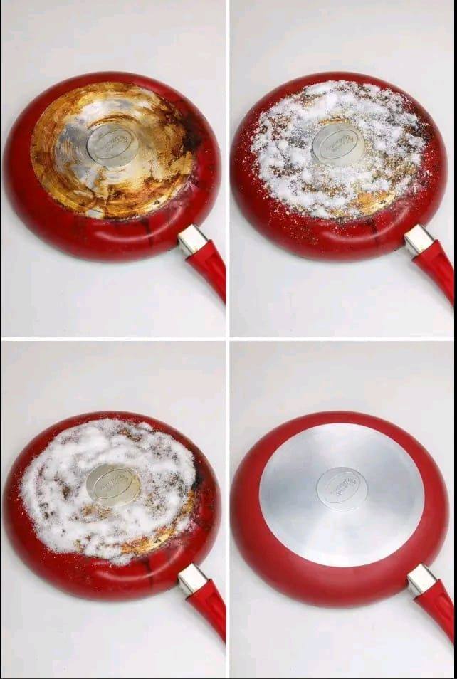 Limescale and stain on pans: how to remove them easily without detergent