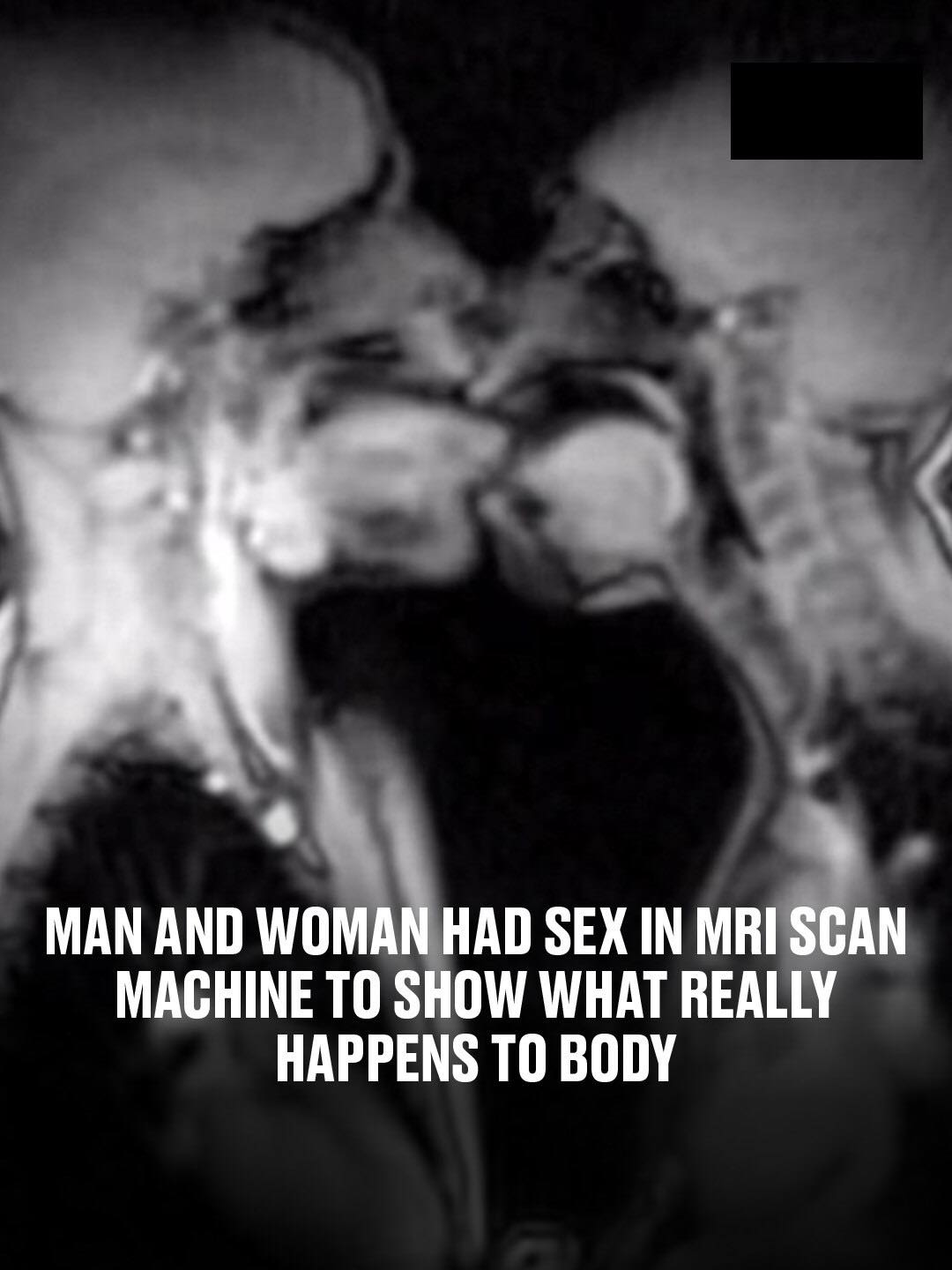 Man and woman had sex in MRI scan machine to show what really happens to body