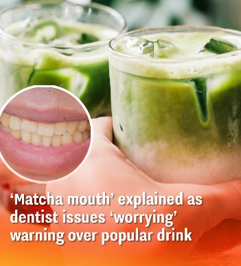 ‘Matcha mouth’ explained as dentist issues ‘worrying’ warning over popular drink