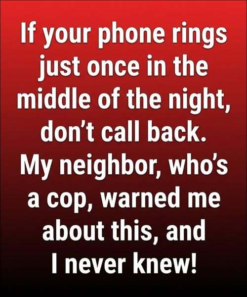 Don’t Call Back If Your Phone