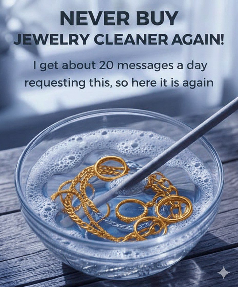 How to Make a Cheap and Simple DIY Jewelry Cleaner at Home
