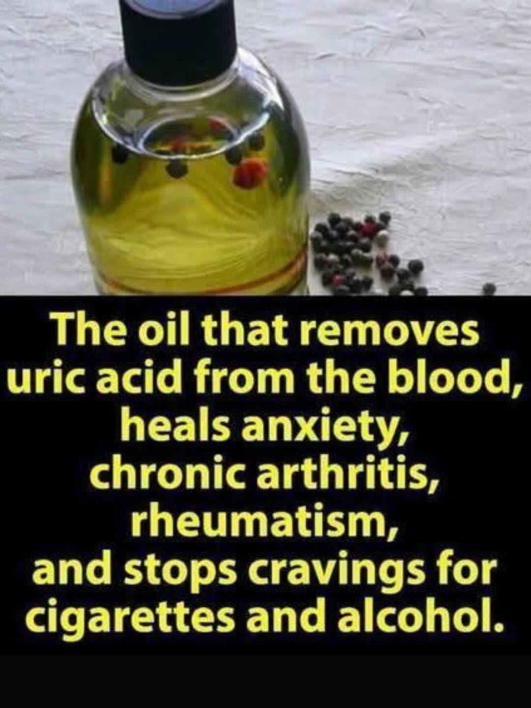 Natural Oil Blend for Uric Acid, Inflammation, and Cravings Relief