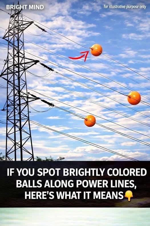 Why You See Colorful Balls on Power Lines