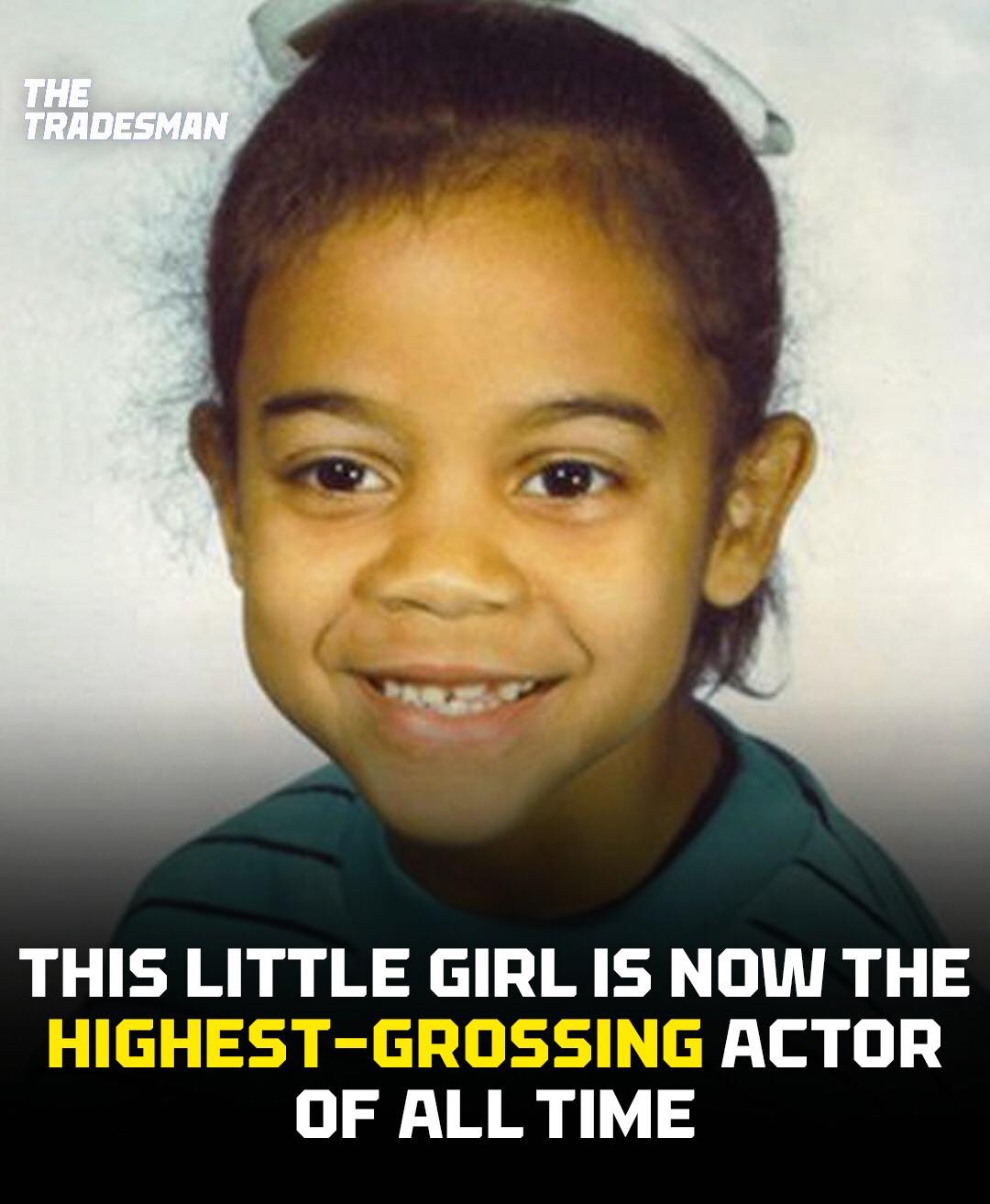 This Little Girl Is Now The Highest-Grossing Actor Of All Time