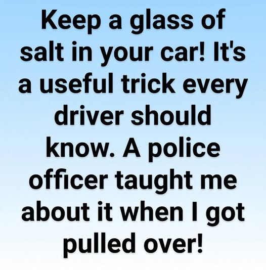Why A Simple Cup of Salt Could Save Your Car And Your Health