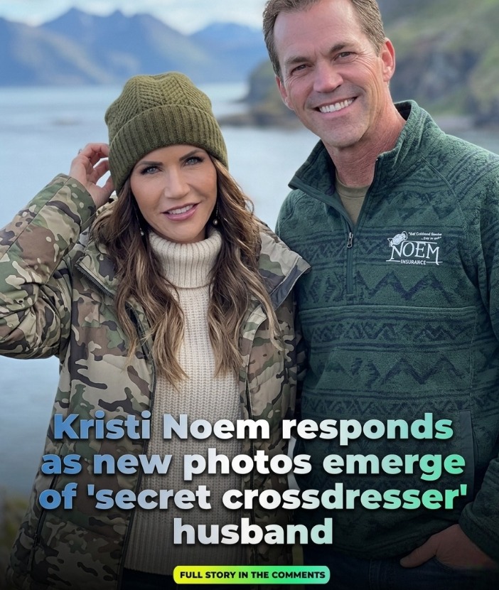Kristi Noem Responds As New Photos Emerge Of Alleged “Secret Crossdresser” Husband Sparking Online Debate, Political Reactions, And Questions About Privacy, Personal Life, And Public Scrutiny While Supporters And Critics Clash Over The Narrative And Its Impact