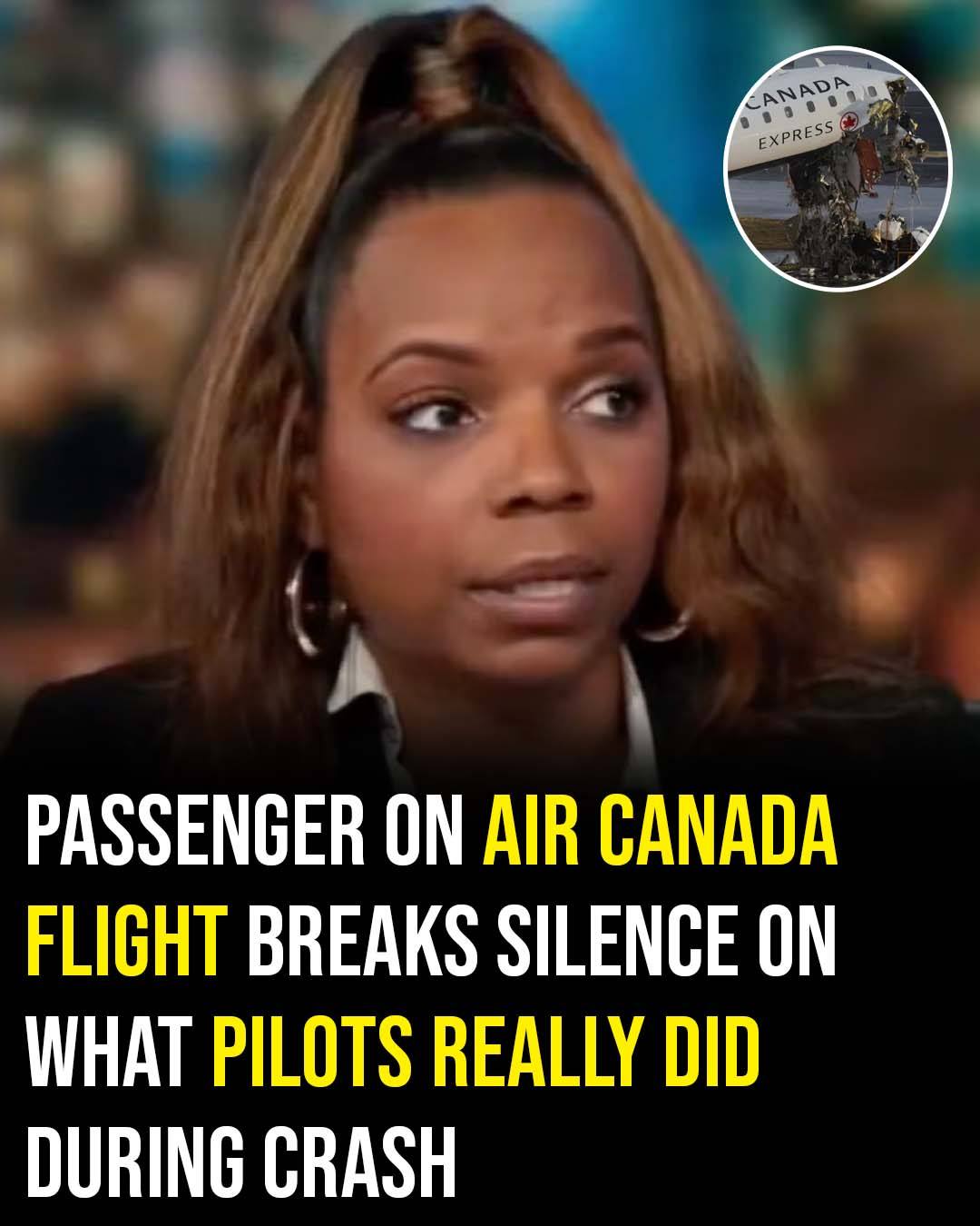 A passenger who survived a tragic Air Canada incident has spoken publicly about the terrifying experience, describing how the pilots’ actions may have prevented a far greater loss of life.