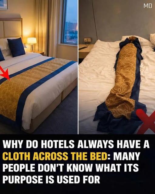The Practical Reason Hotels Place a Decorative Runner at the Foot of the Bed