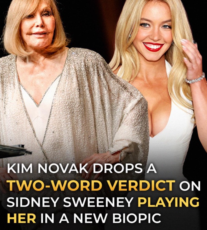 Kim Novak Speaks Out on Sydney Sweeney Portraying Her in an Upcoming Biopic
