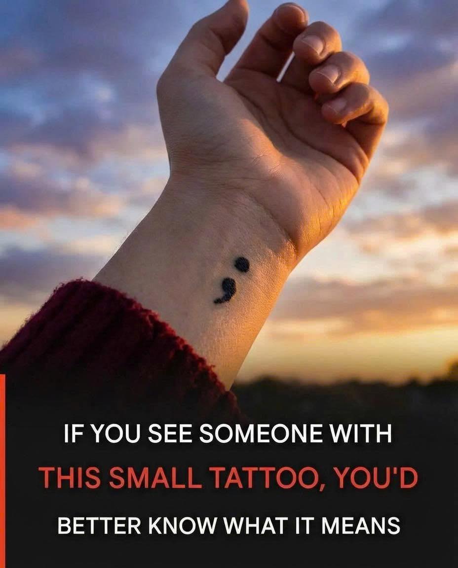 Meaning Behind the Semicolon Tattoo