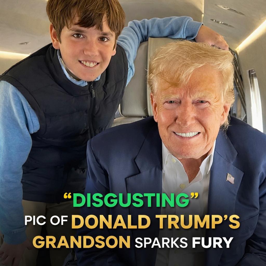 ‘Disgusting’ Photo of Donald Trump’s Grandson Sparks Outrage Online – Social Media Reacts