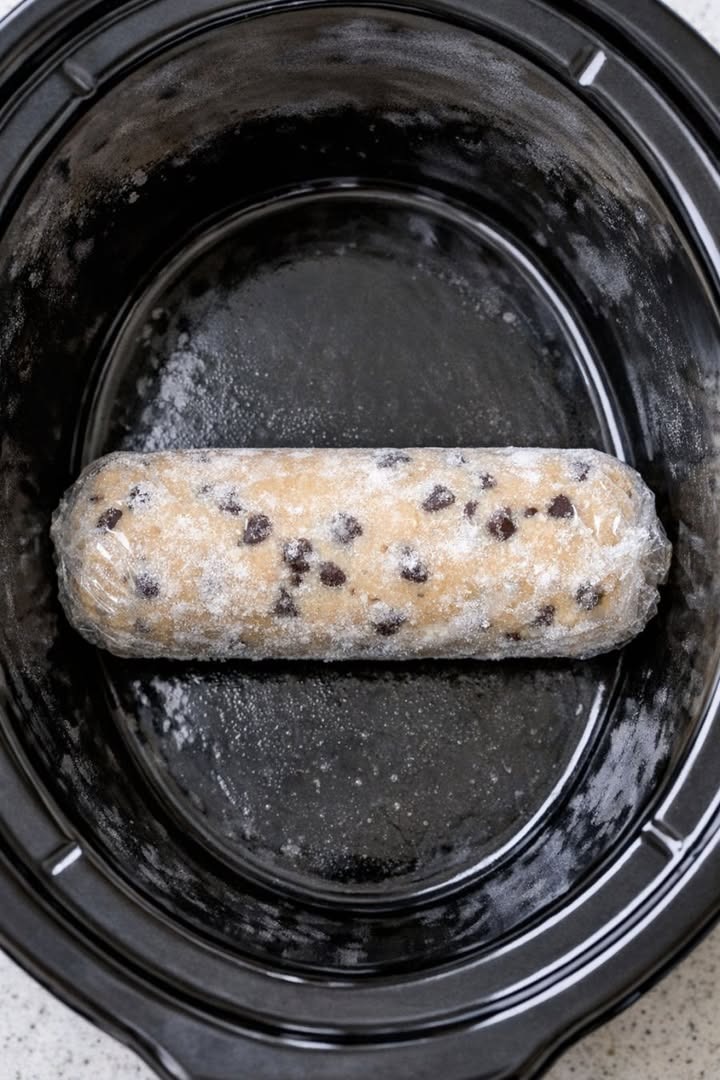 Easy 4-Ingredient Slow Cooker Cookie Cobbler (Best Gooey Dessert for Busy Nights)