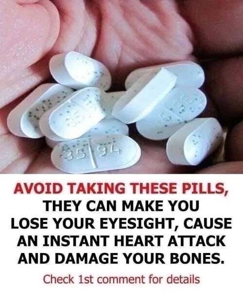 ALERT! THESE PILLS CAN CAUSE THROMBI, CLOTS AND A HEART ATTACK